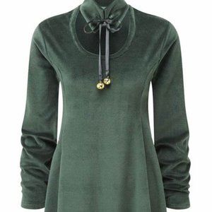 Killstar Velvet Pussycat Skater Dress - Small